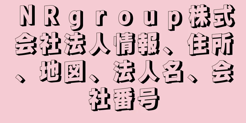 ＮＲｇｒｏｕｐ株式会社法人情報、住所、地図、法人名、会社番号